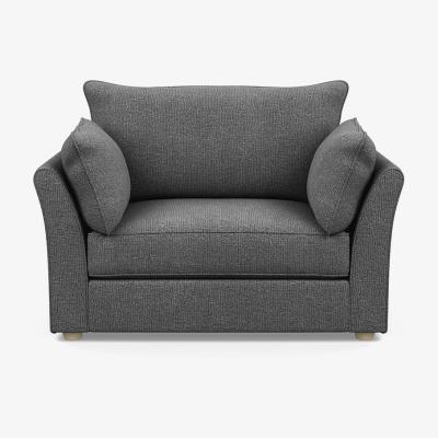 Heal's Heal's Tailor Loveseat Tejo Recycled Noir Natural Beech Feet