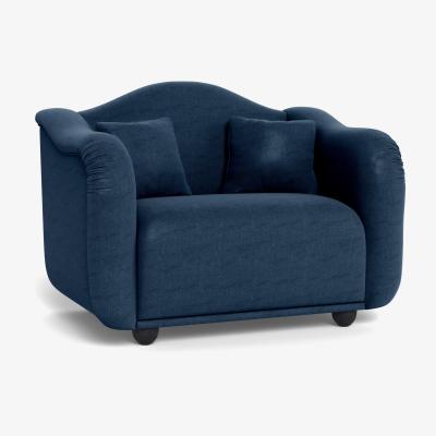 Heal's Heal's Tetbury Loveseat Capleo Linen-Cotton Inkspot Black Beech Feet