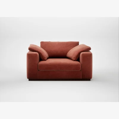 Heal's Heal's Trento Loveseat Smart Luxe Velvet Tawny