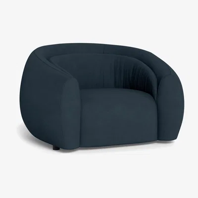 Heal's Heal's Flora Loveseat Siena Cotton Deep Sea