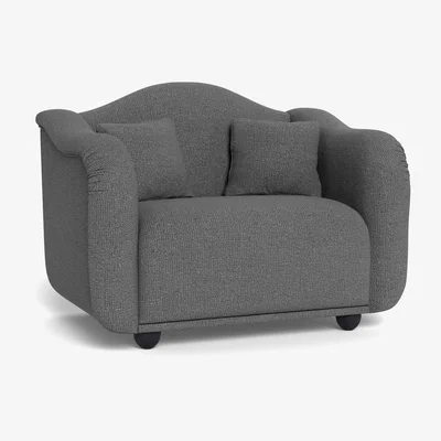 Heal's Heal's Tetbury Loveseat Tejo Recycled Noir Natural Beech Feet