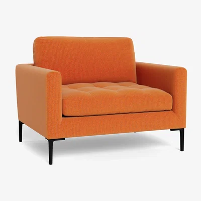 Heal's Heal's Eton Loveseat Tejo Recycled Zinnia Brass Feet