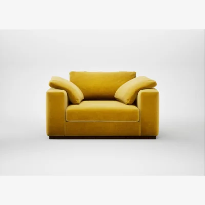 Heal's Heal's Trento Loveseat Smart Luxe Velvet Canary