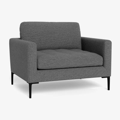 Heal's Heal's Eton Loveseat Tejo Recycled Noir Black Feet