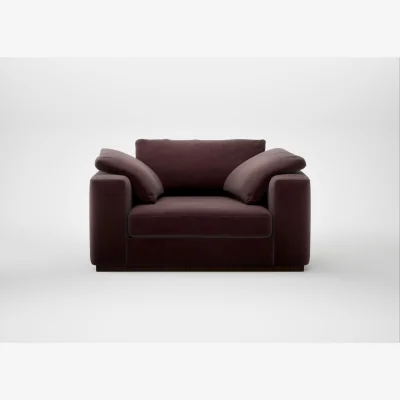 Heal's Heal's Trento Loveseat Smart Luxe Velvet Acorn