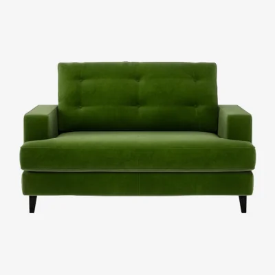 Heal's Heal's Mistral Loveseat Loop Twill Midnight Natural Feet