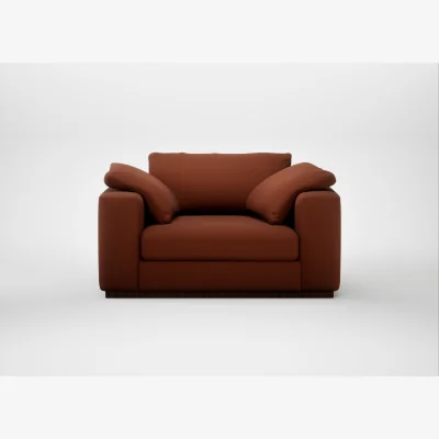 Heal's Heal's Trento Loveseat Smart Cotton Linen Rust