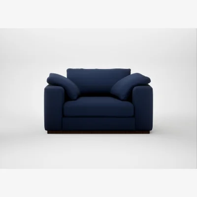 Heal's Heal's Trento Loveseat Smart Cotton Linen Indigo