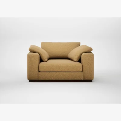 Heal's Heal's Trento Loveseat Boucle Tweed Citrine