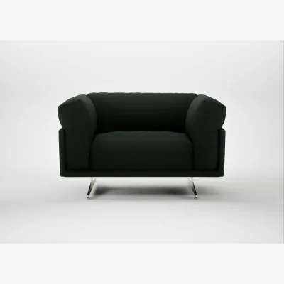 Heal's Heal's Novara Loveseat Boucle Fern Stainless Steel Feet