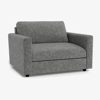 Heal's Heal's Nimbus II Loveseat Melton Wool Shale Black