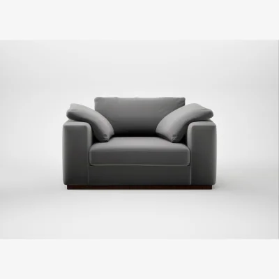 Heal's Heal's Trento Loveseat Smart Velvet Mercury