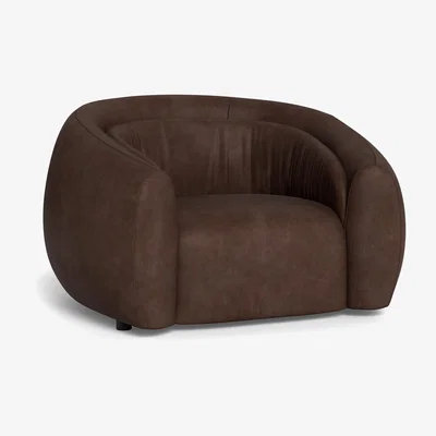 Heal's Heal's Flora Loveseat Heritage Leather Chestnut 2064