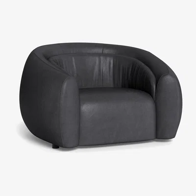 Heal's Heal's Flora Loveseat Linea Leather Black