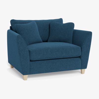 Heal's Heal's Torino Loveseat Texture Ink Natural Ash Feet - Heal's UK Furniture