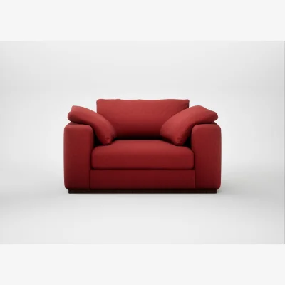 Heal's Heal's Trento Loveseat Melton Wool Red Oxide