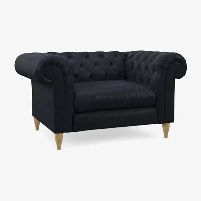 John Lewis John Lewis Cromwell Leather Snuggler, Light Leg