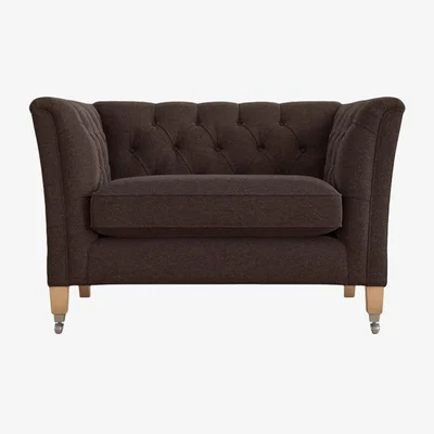 John Lewis Laura Ashley Chatsworth Snuggler, Oak Leg