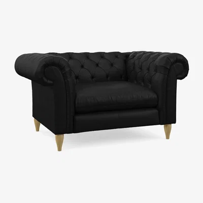 John Lewis John Lewis Cromwell Leather Snuggler, Light Leg
