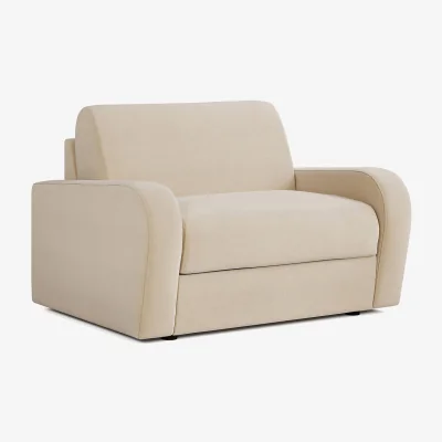 La Redoute Jay-Be® Deco Brushed Twill Snuggle Chair Sofa Bed with Deep Sprung Mattress