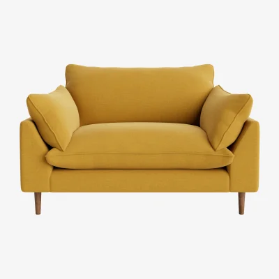 Loaf Slow Riser Love Seat (Butter Drip Clever Linen)
