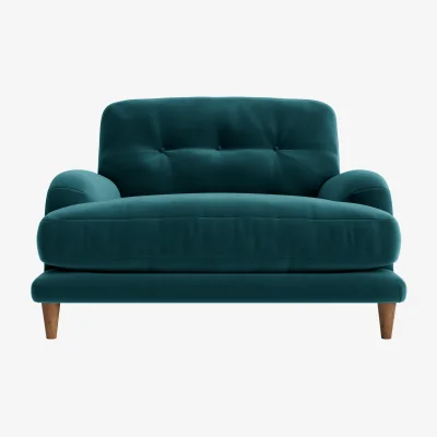 Loaf Sugar Bum Love Seat (Rockpool Clever Velvet)