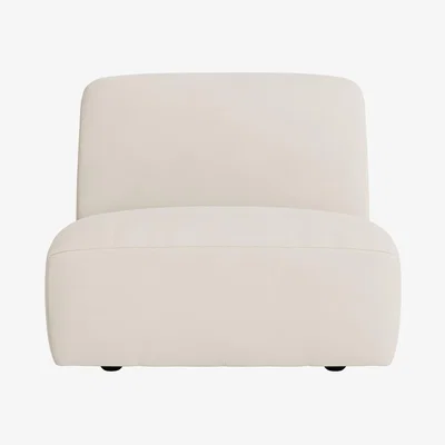 Loaf Squishblocks Armless Love Seat in Posh Envelope Clever Cotton