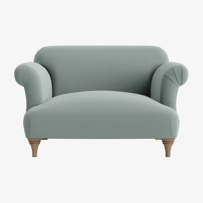 Loaf Soufflé Love seat (Tin Man Clever Velvet)