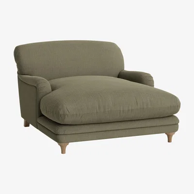 Loaf Pudding Love seat chaise