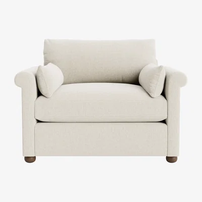 Loaf Queenie Love Seat (Egg Box Clever Linen)