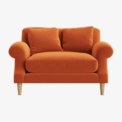 Loaf Crumpet Love seat (Bobbing Buoy Clever Velvet)