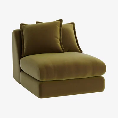 Loaf Wodge Armless Love Seat