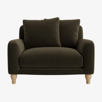 Loaf Bear Hug Love Seat (Wine Bottle Clever Velvet)