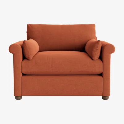 Loaf Queenie Love Seat (Marmalade Clever Linen)