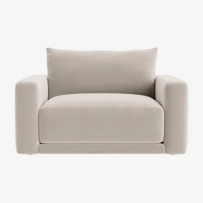 Loaf Little Softie Love Seat (Warm Dough Clever Velvet)