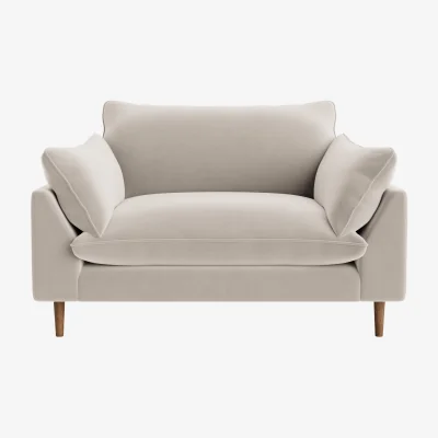 Loaf Slow Riser Love Seat (Warm Dough Clever Velvet)
