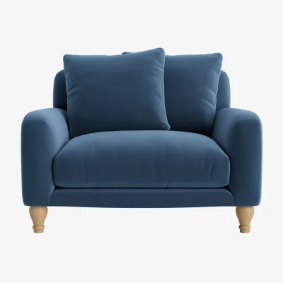 Loaf Bear Hug Love Seat (Shipping Forecast Clever Velvet)