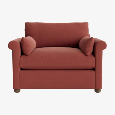 Loaf Queenie Love Seat (Summer Pudding Clever Linen)