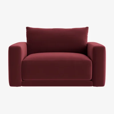 Loaf Little Softie Love Seat (Drenched Damsons Clever Velvet)