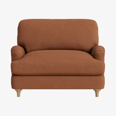 Loaf Jonesy Love Seat (Cinnamon Bun Clever Linen)