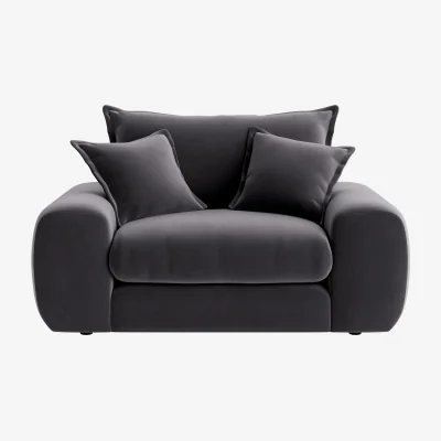 Loaf Wodge Love Seat (Wire Wool Clever Velvet)