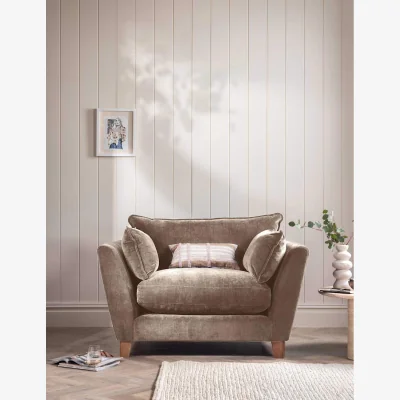 Marks & Spencer BARKER AND STONEHOUSE Irving Chenille Snuggle Chair Brown