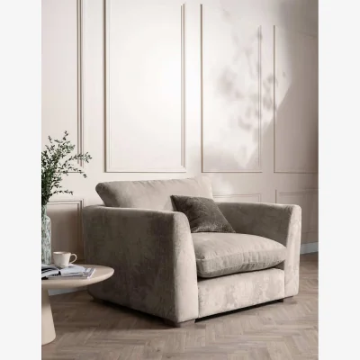 Marks & Spencer BARKER AND STONEHOUSE Palmer Textured Chenille Snuggle Chair Grey