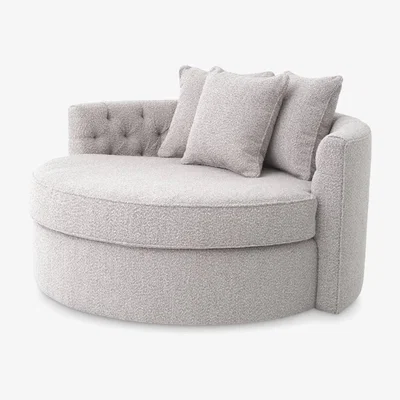 Olivia's Eichholtz Carlita Sofa in Bouclé Grey