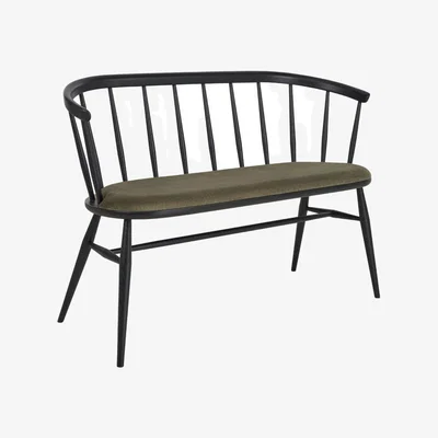 Downtown Ercol Heritage Dining Loveseat - Fabric Grade U