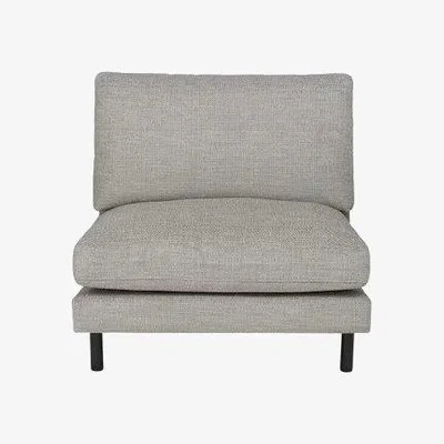 Downtown Ercol Forli Armless Snuggler Single Seat Unit, ["Section"]
