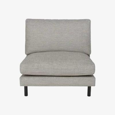 Downtown Ercol Forli Armless Sofa Single Seat Unit - Medium Single Seat - Leather Grade L
