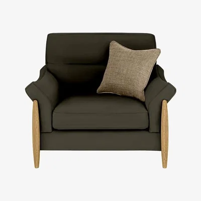 Downtown Ercol Clara Leather Snuggler - Leather Grade L