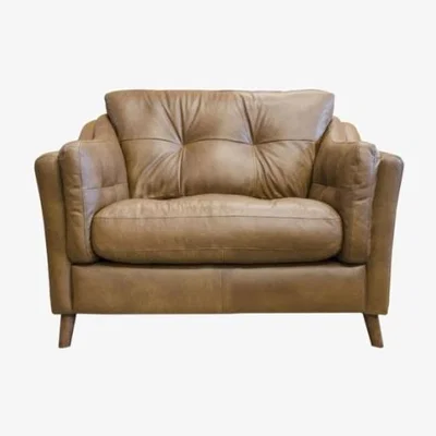 Downtown Alexander & James Saddler Snuggler Chair Fabric