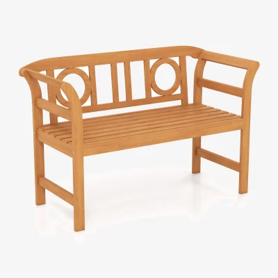 The Range 47" Outdoor Loveseat Bench